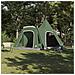 Tenda Teepee con tetto Verde 545 x 450 x 295 cm - Foto miniatura 2