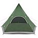 Tenda Teepee con tetto Verde 545 x 450 x 295 cm - Foto miniatura 8