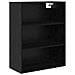 Credenza Rovere Nero 69,5 x 34 x 180 cm Legno multistrato - Foto miniatura 7