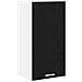 Armadio pensile Riga Rovere Nero e Bianco 40 x 31 x 80 cm - Foto miniatura 1
