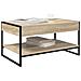 Tavolino da salotto Sonoma 80 x 50 x 40 cm Legno multistrato - Foto miniatura 3