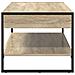 Tavolino da salotto Sonoma 80 x 50 x 40 cm Legno multistrato - Foto miniatura 6