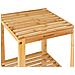 BAMBOO SHELF Mensola salvaspazio in bambù naturale per il bagno - Foto miniatura 4