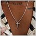 Collana Da Uomo Premium Divine | Acciaio Chirurgico Inossidabile 316l, Argento, 60 Cm - Foto miniatura 4