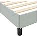 Letto a molle con materasso Grigio chiaro 90 x 210 cm Tessuto - Foto miniatura 8