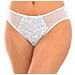 Slip Da Donna Con Tulle Plumetis, Generoso Cotone Biologico D0asg - Foto miniatura 1