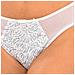 Slip Da Donna Con Tulle Plumetis, Generoso Cotone Biologico D0asg - Foto miniatura 3