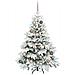 Albero di Natale artificiale con 150 LED Bianco 120 cm PE e PVC - Foto miniatura 3