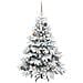 Albero di Natale artificiale con 150 LED Bianco 120 cm PE e PVC - Foto miniatura 4