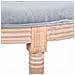 Sgabello Imbottito In Legno Grigio D70x47h - Foto miniatura 3