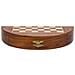 Scacchi Magnetici Con Scatola Semirotonda In Legno Marrone D23x2h - Foto miniatura 5
