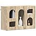 Armadio pensile Rovere Sonoma 60 x 20 x 40 cm Legno multistrato - Foto miniatura 3
