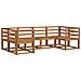 Set di divani da esterno 6 pcs Naturale - Foto miniatura 1