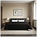 Duvet Estivo Nero 200 x 220 cm Microfibra e Fleece Teddy - Foto miniatura 4
