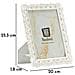 Cornice Portafoto Hearty Argento Con Profilo A Cuori 15x20 Cm - Foto miniatura 6