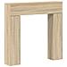 Cornice per camino Rovere Sonoma 102 x 18 x 100,5 cm - Foto miniatura 1