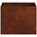 Vaso da giardino Ruggine 40 x 30 x 30 cm Acciaio Corten - Foto miniatura 4
