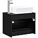 Set di mobili per il bagno Rovere Nero Legno ingegnerizzato - Foto miniatura 3