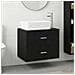 Set di mobili per il bagno Rovere Nero Legno ingegnerizzato - Foto miniatura 6