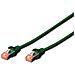 Cavo Rete S-Ftp Cat. 6 Doppia Schermatura Ls0H Colore Verde Mt. 0,5 - Foto miniatura 2