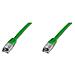 Cavo Rete S-Ftp Cat. 6 Doppia Schermatura Ls0H Colore Verde Mt. 0,5 - Foto miniatura 1