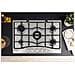 Piano Cottura PCN 752 T /IX /HAR a Gas 5 Fuochi Gas Colore Inox - Foto miniatura 4