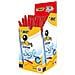 200 Penne A Sfera Bic Cristal Soft Inchiostro Rosso Medium Punta 1,2 Mm 4 Box - Foto miniatura 1