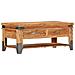 Tavolino Da Caffè 110x55x45 Cm In Legno Massello Di Acacia - Foto miniatura 1
