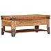 Tavolino Da Caffè 110x55x45 Cm In Legno Massello Di Acacia - Foto miniatura 5