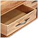 Tavolino Da Caffè 110x55x45 Cm In Legno Massello Di Acacia - Foto miniatura 7