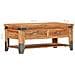 Tavolino Da Caffè 110x55x45 Cm In Legno Massello Di Acacia - Foto miniatura 8