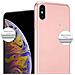 Custodia Compatibile Con Apple Iphone Xs Max In Oro Rosa Metallo - Hard Case Coperchio Protettivo In Look Metallico Contro I Graffi E Gli Urti - Foto miniatura 5
