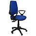 Modello 14 cp - sedia Da Ufficio Ergonomica Con Meccanismo Permanente, Regolabile In Altezza E Ruote Parquet - sedile E Schienale Imbottiti In Tessuto Bali (braccioli Regolabili In Altezza) 109x46x46 Cm Marrone - Foto miniatura 4