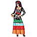 Costume Messicano Colorato Lungo Dia De Los Muertos Donna - Taglia: M / L - Foto miniatura 1