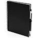 Bigbuy Scuola 144.729 - Quaderno Ad Anelli Con Penna, 15 X 18,2 X 1,9 Centimetri, Colore: Nero - Foto miniatura 4