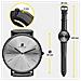 Orologio da Polso Premium da Uomo Black One - Pelle Nera, Quadrante Antracite - con Cinturino in Vera Pelle - con Confezione Regalo - Foto miniatura 10