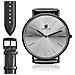 Orologio da Polso Premium da Uomo Black One - Pelle Nera, Quadrante Antracite - con Cinturino in Vera Pelle - con Confezione Regalo - Foto miniatura 1