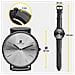 Orologio da Polso Premium da Uomo Black One - Pelle Nera, Quadrante Antracite - con Cinturino in Vera Pelle - con Confezione Regalo - Foto miniatura 3