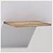 Mensolone In Laminato Sospeso Per Lavabi Da Appoggio Arredo Bagno Made In Italy *** Finitura- : Noce Tranché, Misure : L109xp50xh5 Cm - Foto miniatura 2