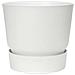 Vaso Per Fiori Rotondo Elho Greenville 40 - Esterno - Ø 39 X H 36,8 Cm - Bianco - Foto miniatura 1