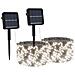 Luci Solari Fatate 2 pz 2x200 LED Bianco Freddo Interni Esterni - Foto miniatura 2