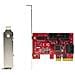Scheda PCIe SATA - Scheda di espansione SATA PCIe a 6 porte - 6 Gbps - Profilo basso /completo - Connettori SATA impilati - Foto miniatura 2