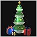 Albero Natale Gonfiabile Decorazioni LED Interno Esterno 240 cm - Foto miniatura 2