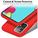 Custodia Compatibile Con Samsung Galaxy A52 5g In Liquid Rosso - Coperchio Protettivo In Silicone Tpu Flessibile - Foto miniatura 4