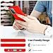 Custodia Compatibile Con Samsung Galaxy A52 5g In Liquid Rosso - Coperchio Protettivo In Silicone Tpu Flessibile - Foto miniatura 6