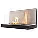 Caminetto A Bioetanolo Da Parete 2000w, Design Moderno In Acciaio Con Vetro Temperato - Foto miniatura 3
