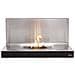 Caminetto A Bioetanolo Da Parete 2000w, Design Moderno In Acciaio Con Vetro Temperato - Foto miniatura 6