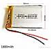 1 Pezzo Batteria Lipo Ricaricabile 103450 (3.7v, 1800mah Lipo) Per Cuffie Bluetooth, Smart Watch, Pos, Strumenti Medicali E Altri Dispositivi Portatili - Foto miniatura 2
