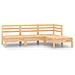 Set Salotto da Giardino 4 pz in Legno Massello di Pino - Foto miniatura 1