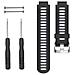 Cinturino Garmin Forerunner 220/230/235/620/630/735xt Nero/grigio - Foto miniatura 3